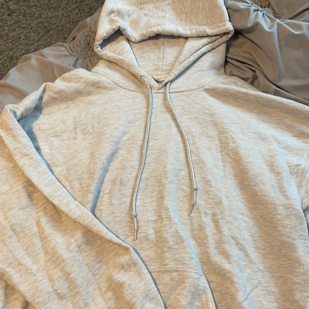 Mens grey hoodie